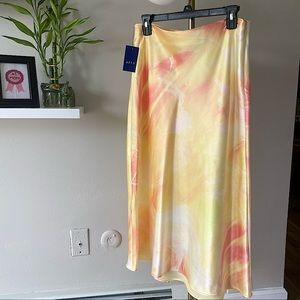 Multi-colored Silk Skirt